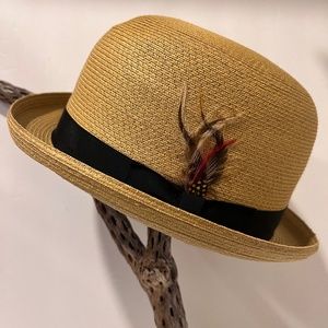 Straw Derby Hat- Unisex